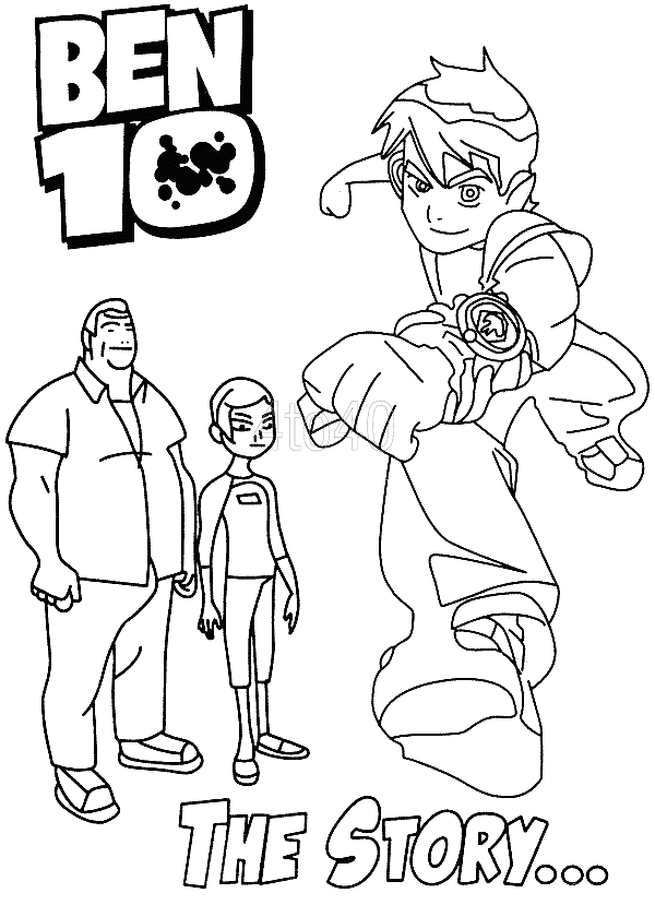 Ben 10 Omnitrix Coloring Pages Coloring Pages